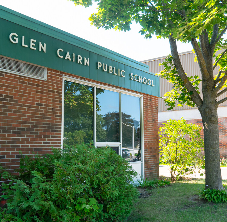 picture of the front of the school from outside